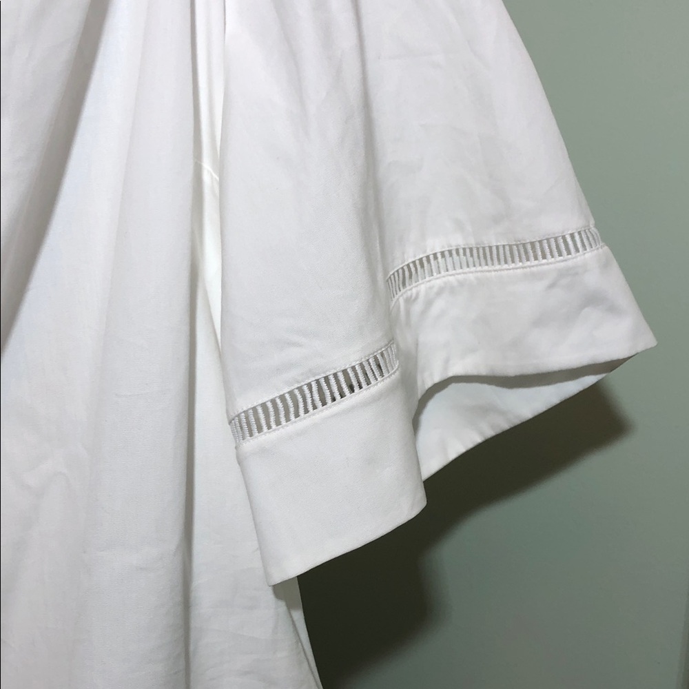 Ralph LAUREN White Off-Shoulder Peasant Top - Classic Women's Blouse - Picture 2 of 4